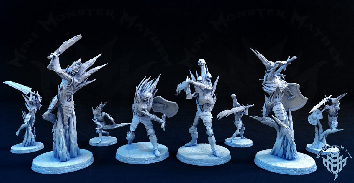 Frost Bitten Berzerkers - Glacial Depths - Mini Monster Mayhem - Sigmarite Boutique