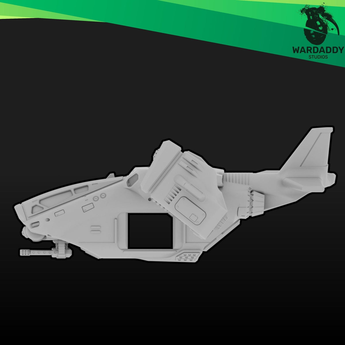 Garuda Dropship - 10mm Sci-Fi Resin Gunship- Wardaddy Studios - Sigmarite Boutique