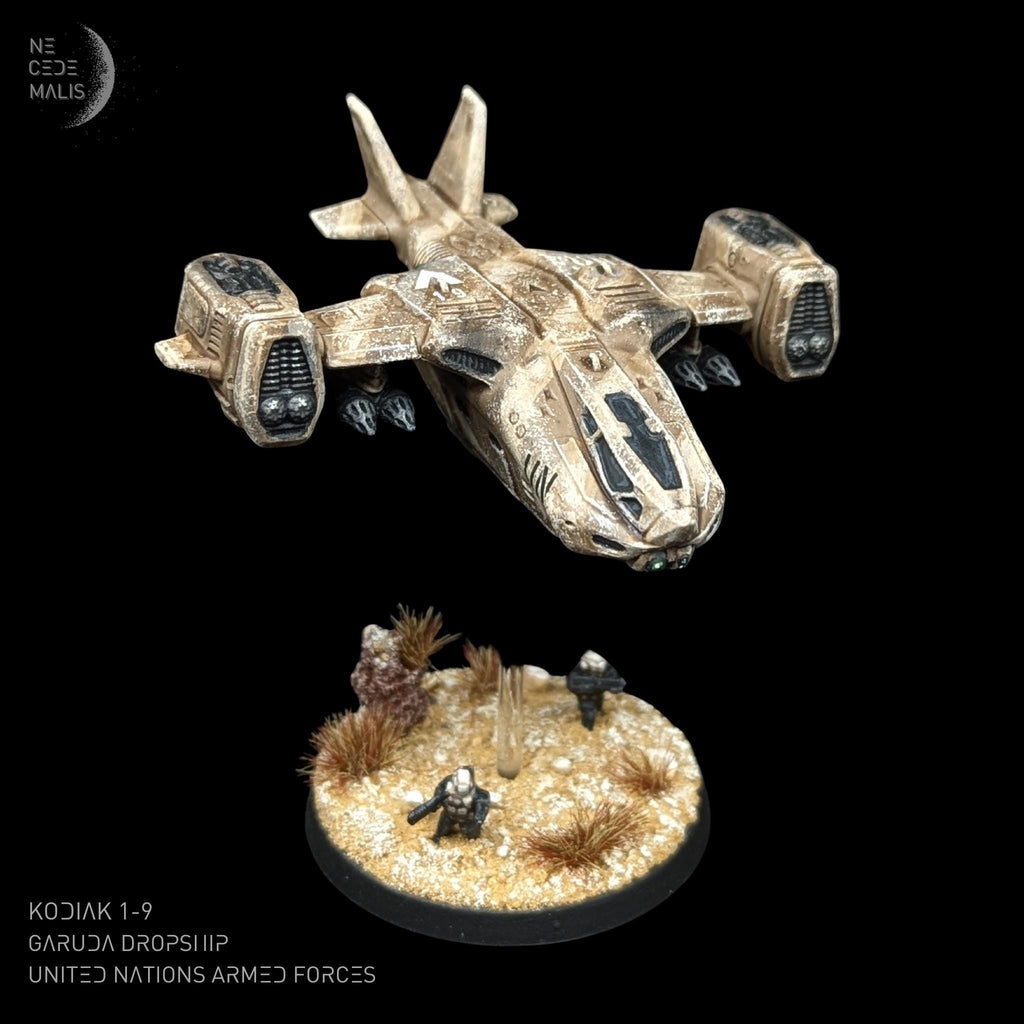 Garuda Dropship - 10mm Sci-Fi Resin Gunship- Wardaddy Studios - Sigmarite Boutique