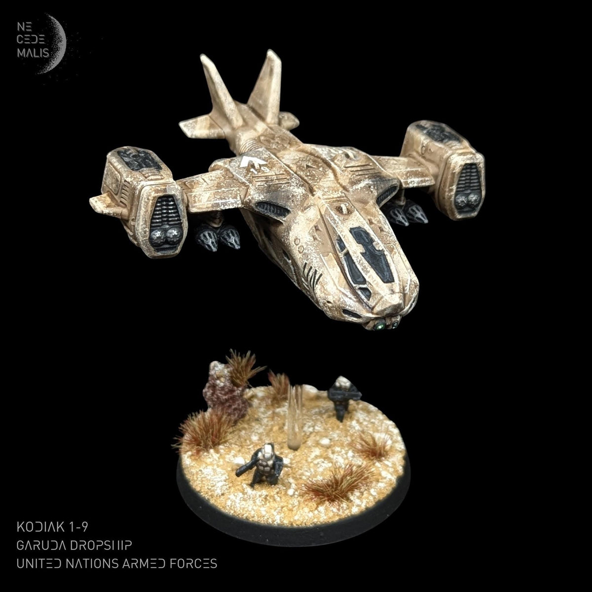 Garuda Dropship - 10mm Sci-Fi Resin Gunship- Wardaddy Studios - Sigmarite Boutique