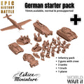 German WWII Starter Army - 3D Printed Resin Miniatures in 6mm, 10mm, 15mm, and 20mm Scale - Eskice Miniatures - Sigmarite Boutique