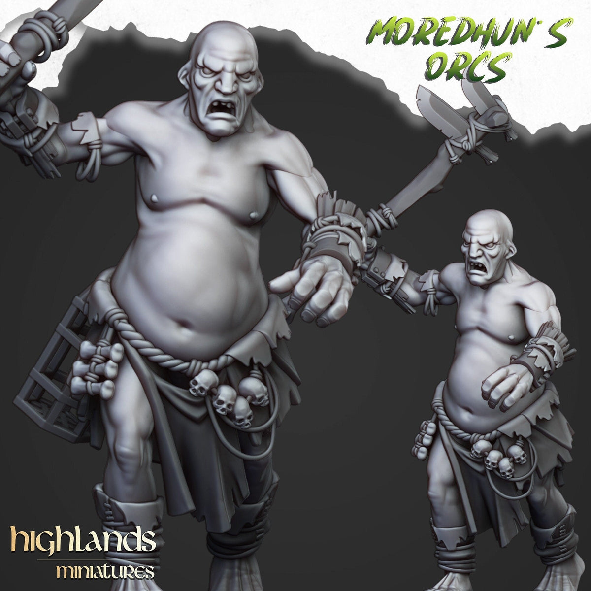 Giant - Moredhun's Orcs - Highlands Miniatures - Sigmarite Boutique