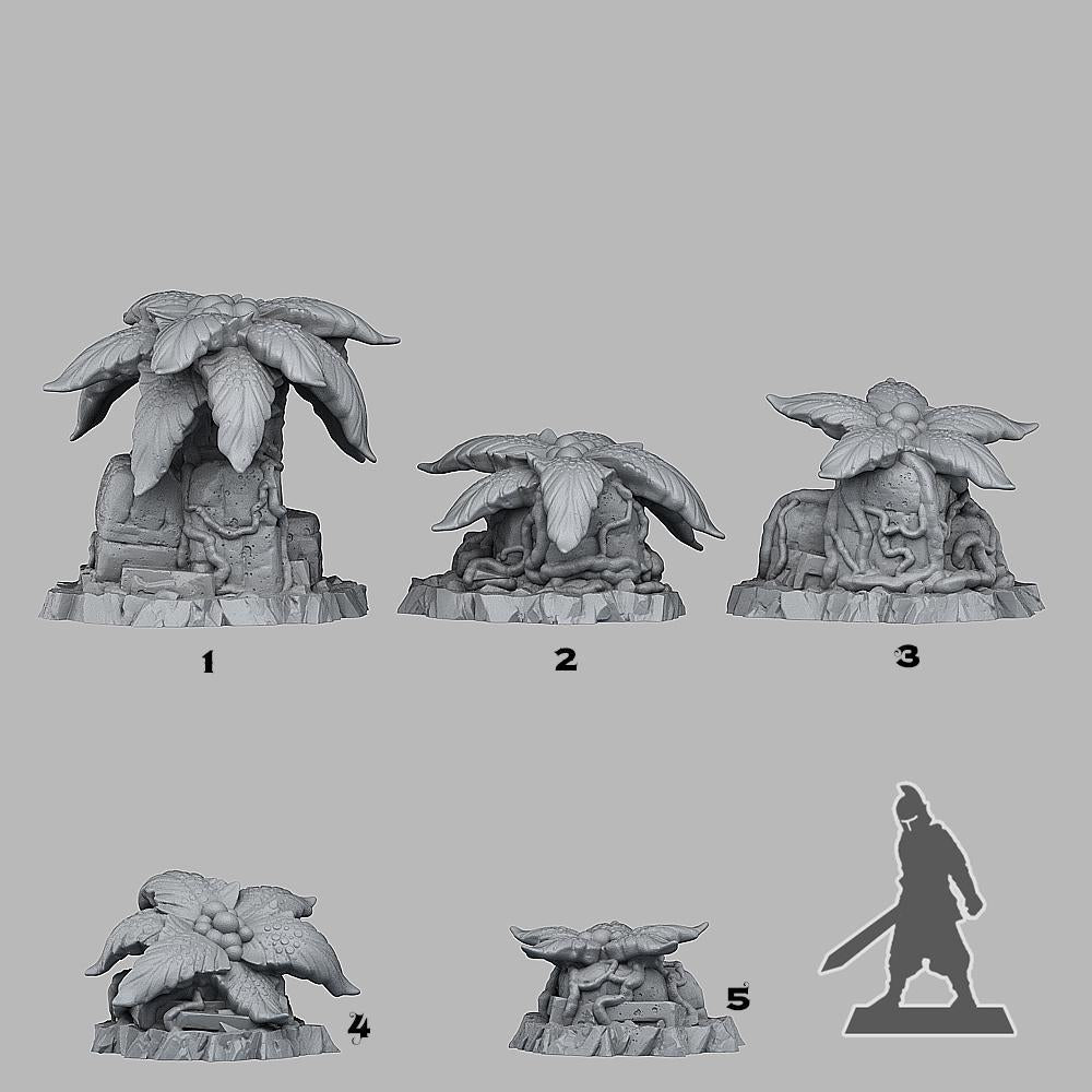 Giant Nettles - Fantasy Scatter Terrain for DnD, RPGs & 28mm Wargaming Resin Printed Terrain Set - Sigmarite Boutique