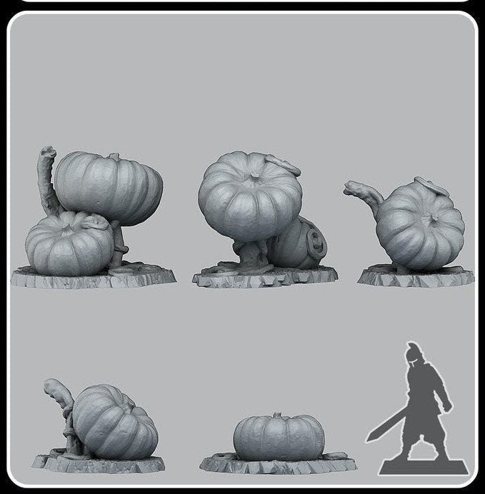 Giant Pumpkins - Fantastic Plants and Rocks - Print Your Monsters - Sigmarite Boutique