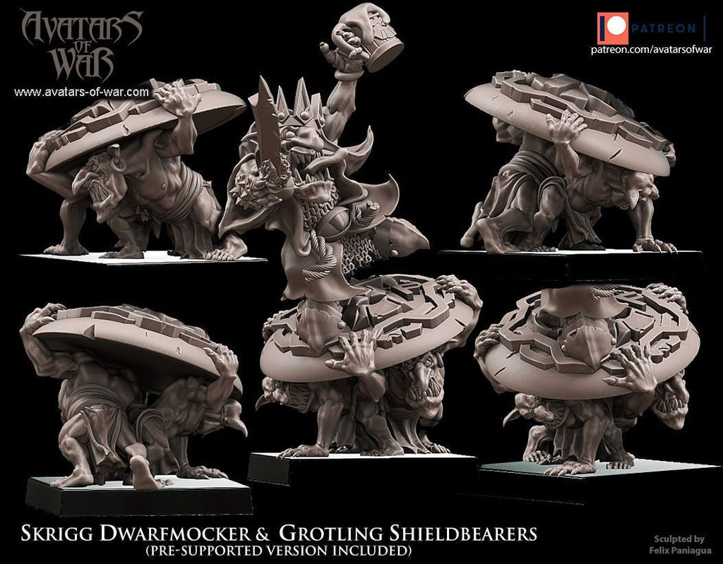 Goblin King Skrigg Dwarfmocker - Avatars of War - Sigmarite Boutique