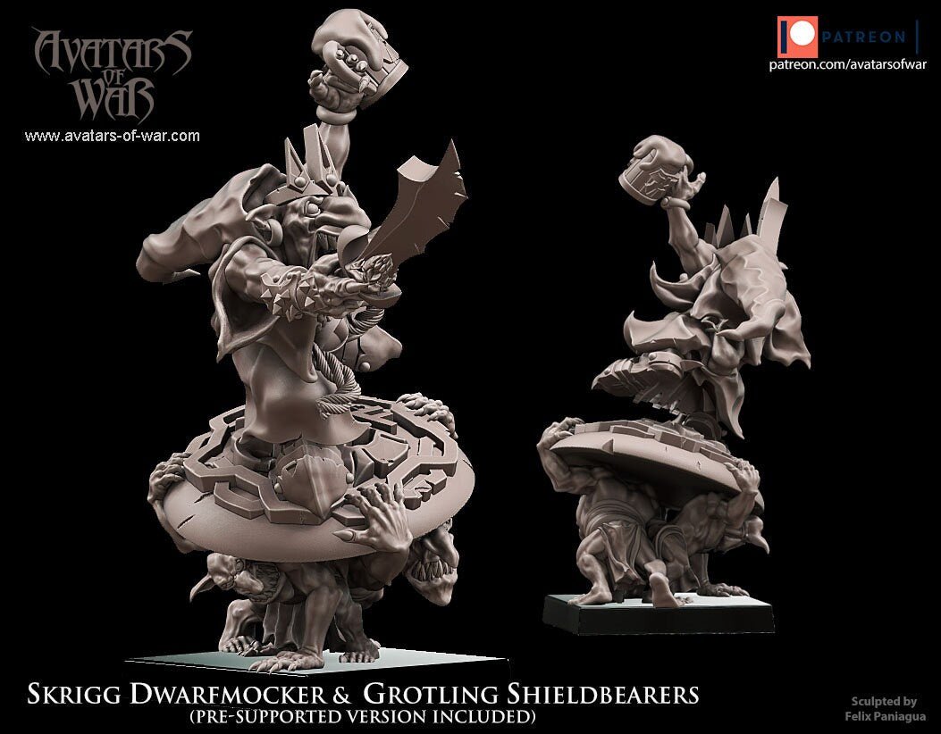 Goblin King Skrigg Dwarfmocker - Avatars of War - Sigmarite Boutique