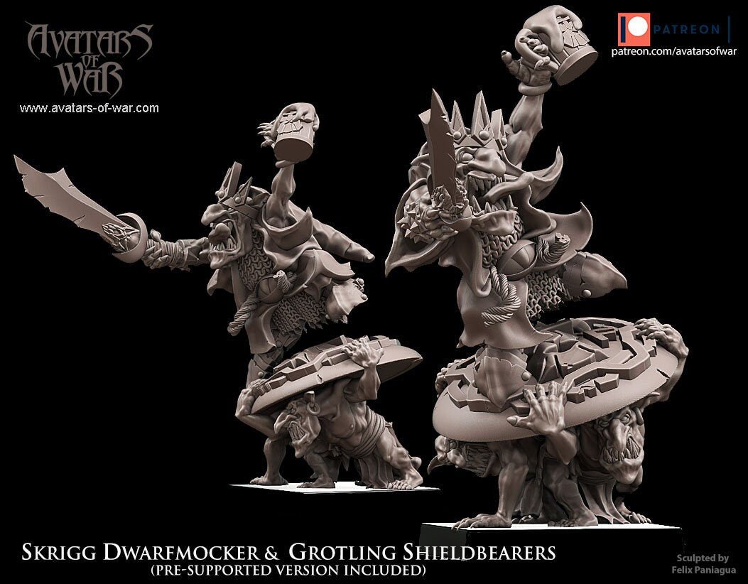Goblin King Skrigg Dwarfmocker - Avatars of War - Sigmarite Boutique