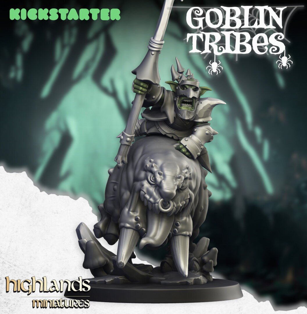 Goblin Leader - Goblin Tribes - Highlands Miniatures - Sigmarite Boutique