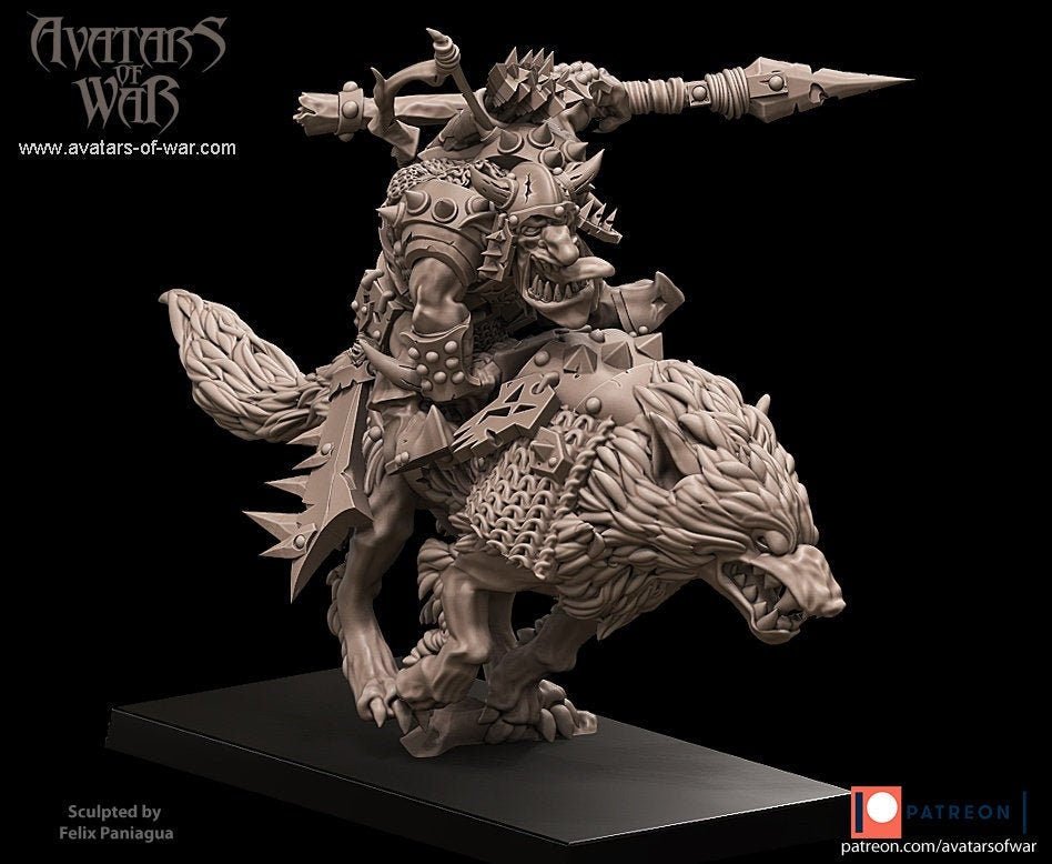 Goblin Wolf Riders - Avatars of War - Sigmarite Boutique