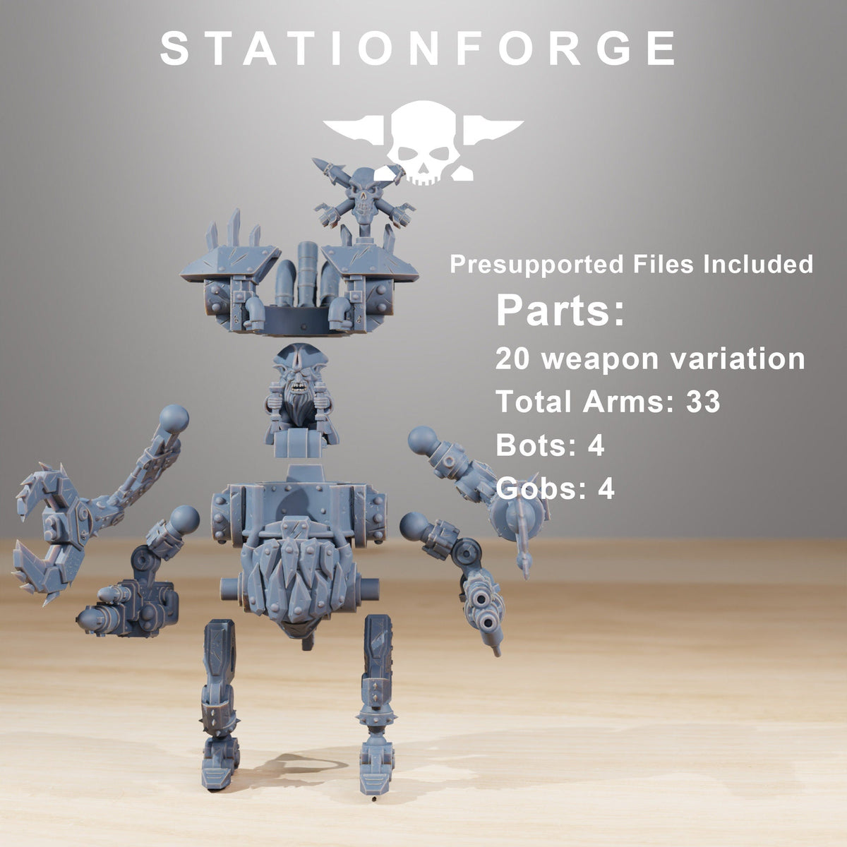 Gobs Pirate Robots - StationForge - Sigmarite Boutique
