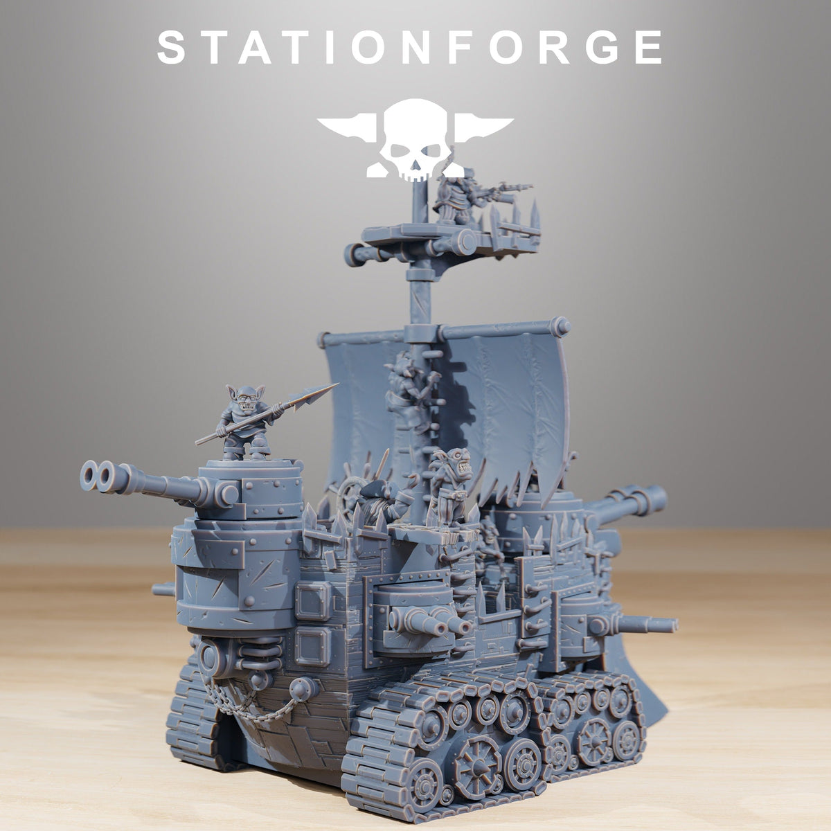 Gobs Short Pearl Battleship - StationForge - Sigmarite Boutique