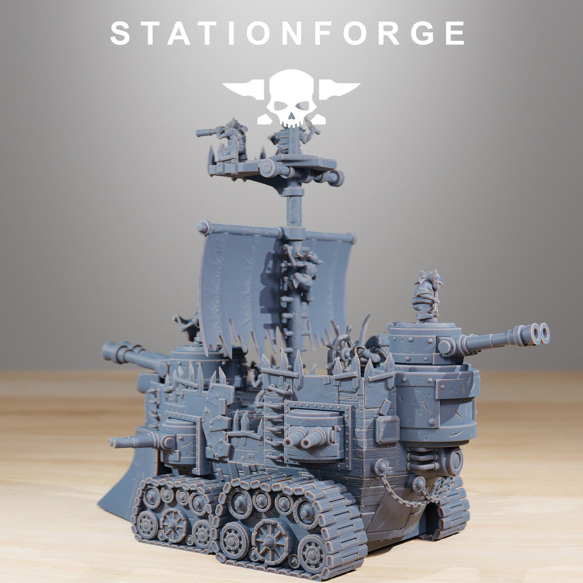 Gobs Short Pearl Battleship - StationForge - Sigmarite Boutique