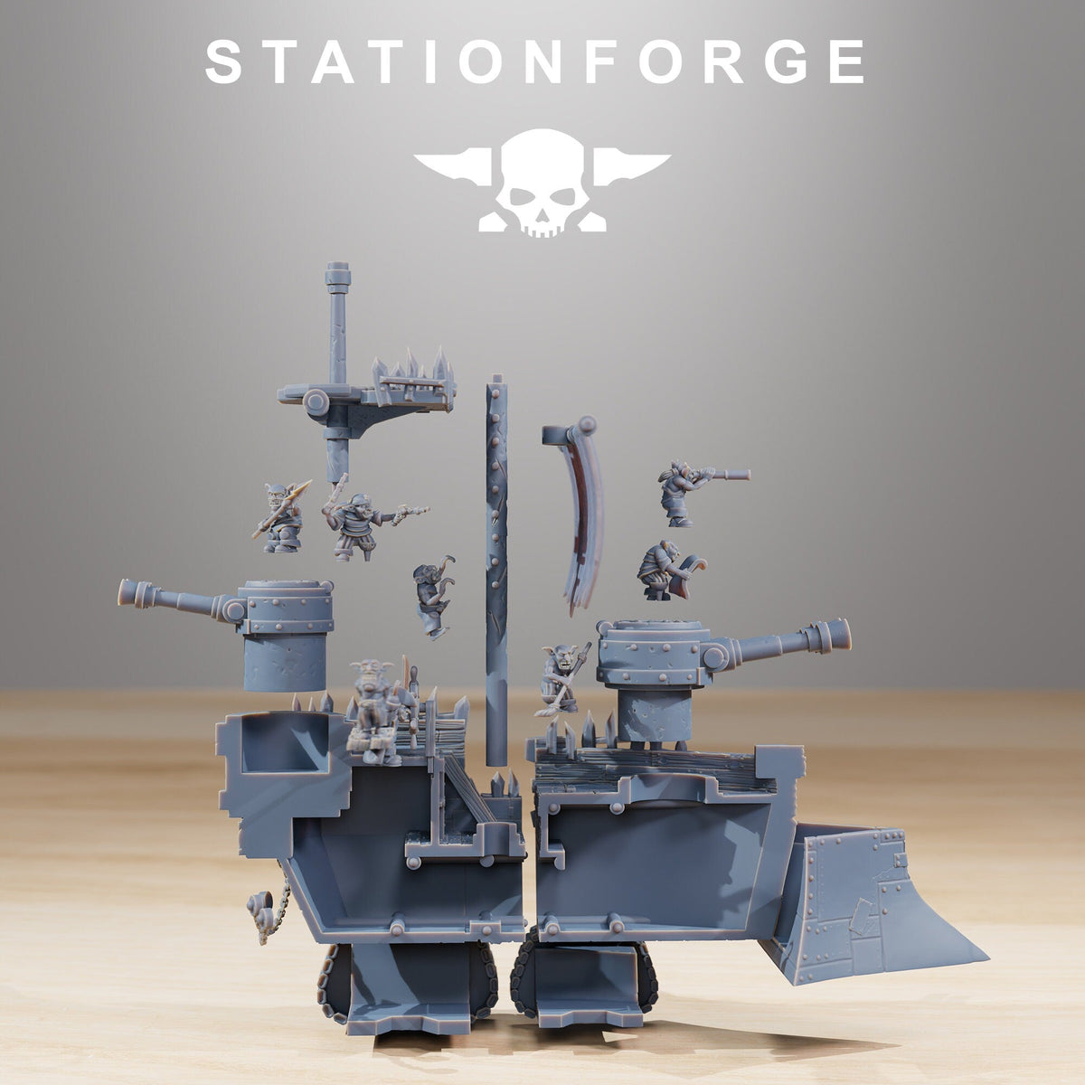Gobs Short Pearl Battleship - StationForge - Sigmarite Boutique