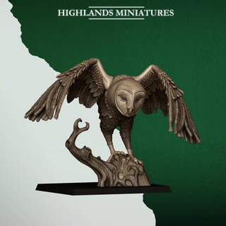 Great Owls & Owl Riders Fantasy Flying Cavalry Resin Miniatures - Highlands Miniatures - Sigmarite Boutique