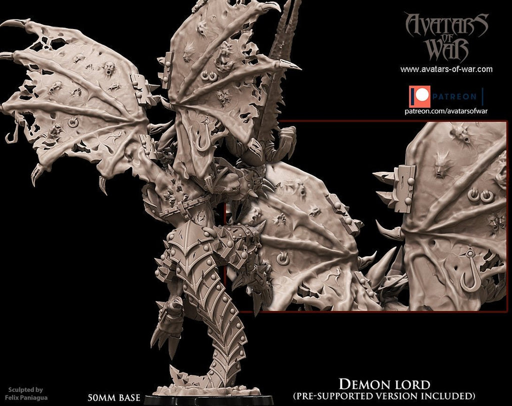 Greater Demon Lord - Avatars of War - Sigmarite Boutique