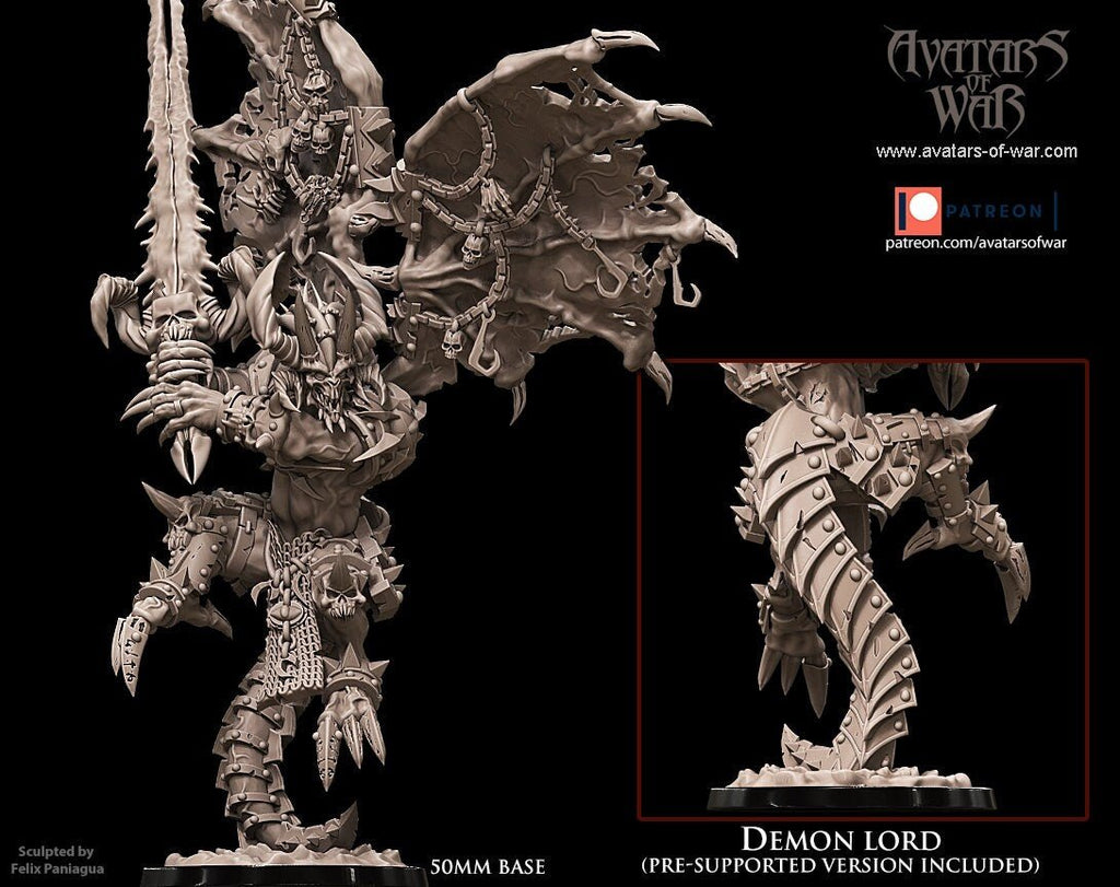 Greater Demon Lord - Avatars of War - Sigmarite Boutique