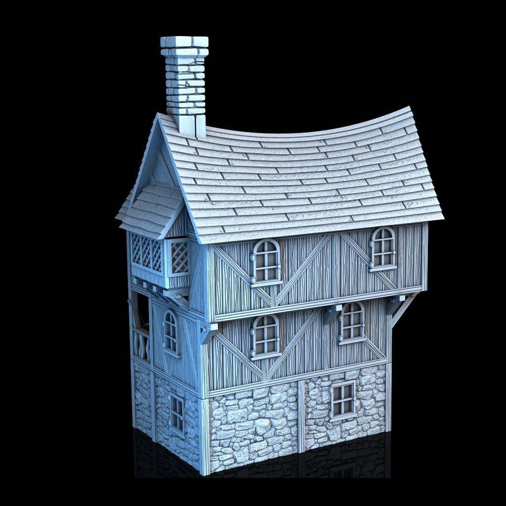 Greendale House - Multi-Level 28mm Tabletop Terrain with Playable Interior - Sigmarite Boutique
