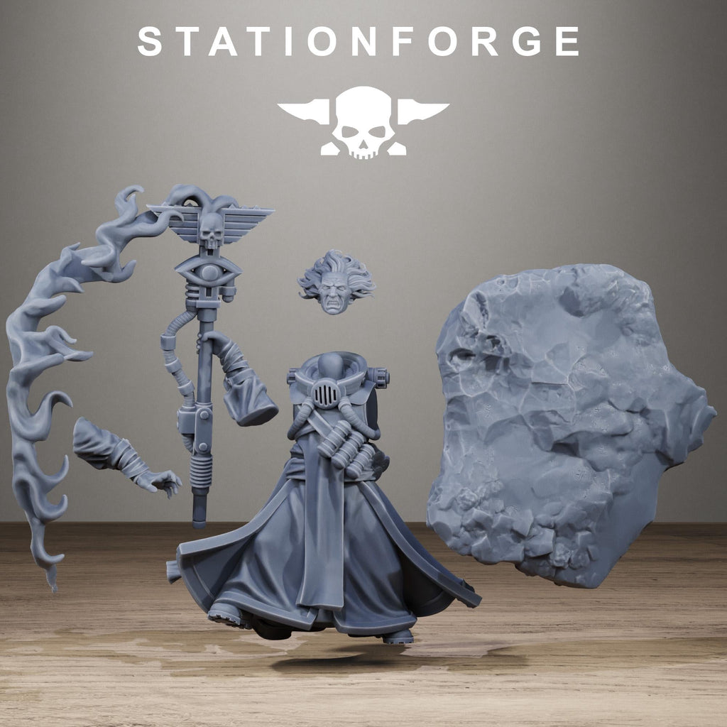 Grimcorp Seer - Sci-Fi Psychic Commander and Grimdark Mystic for Wargaming & RPGs - StationForge - Sigmarite Boutique