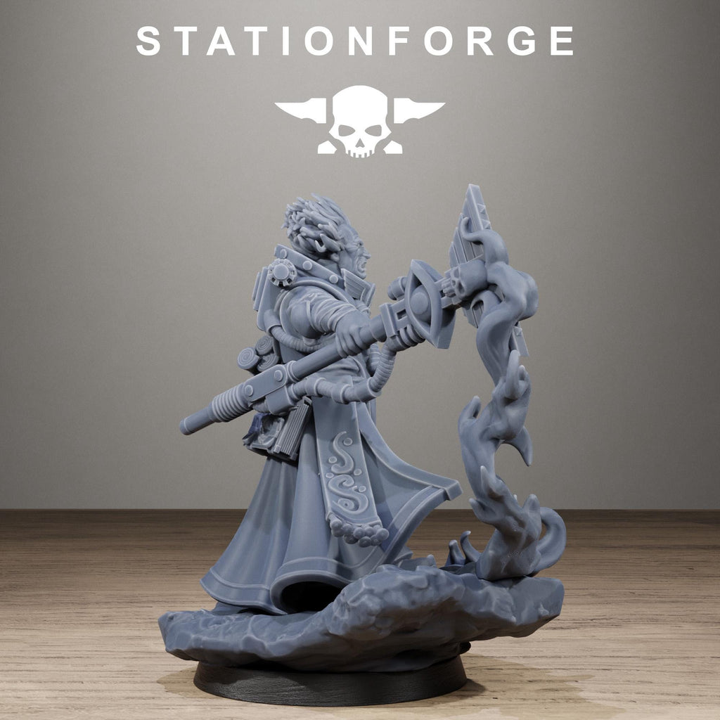 Grimcorp Seer - Sci-Fi Psychic Commander and Grimdark Mystic for Wargaming & RPGs - StationForge - Sigmarite Boutique