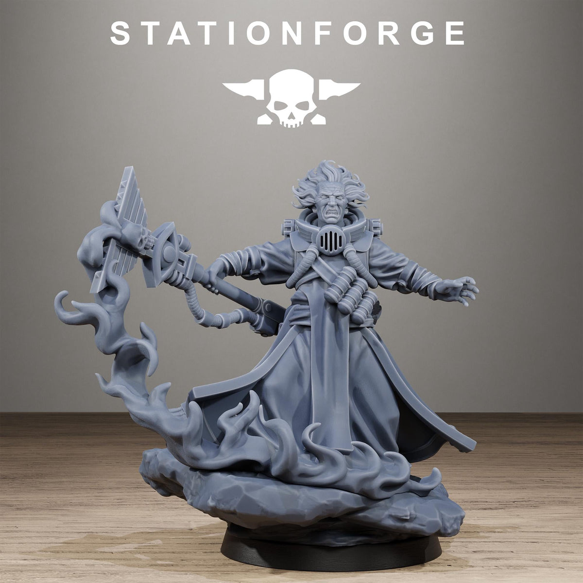 Grimcorp Seer - Sci-Fi Psychic Commander and Grimdark Mystic for Wargaming & RPGs - StationForge - Sigmarite Boutique