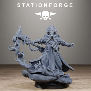 Grimcorp Seer - Sci-Fi Psychic Commander and Grimdark Mystic for Wargaming & RPGs - StationForge - Sigmarite Boutique