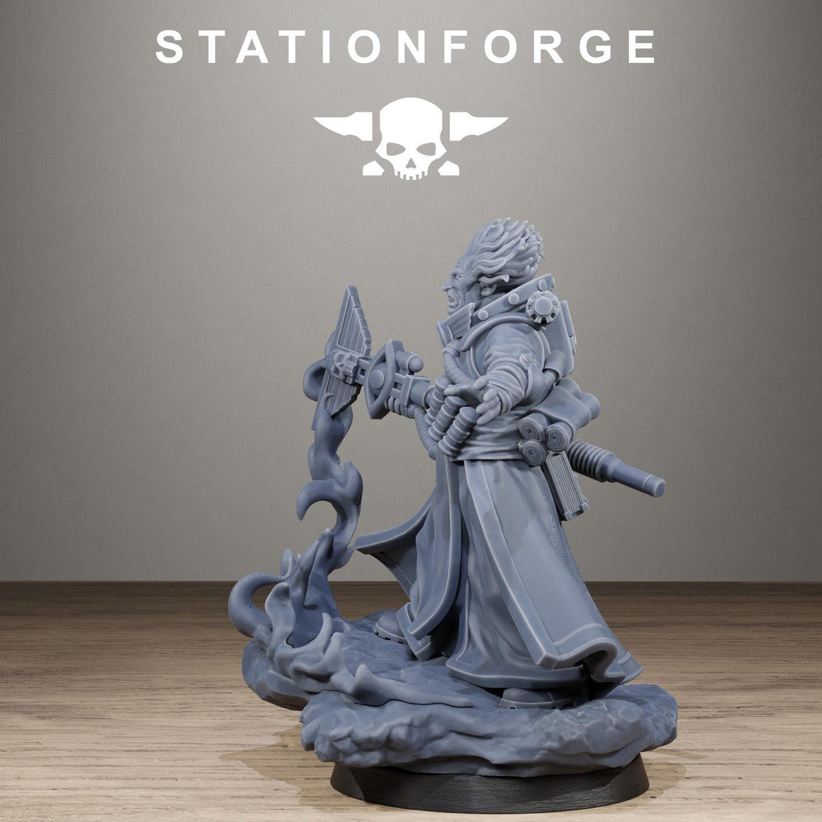 Grimcorp Seer - Sci-Fi Psychic Commander and Grimdark Mystic for Wargaming & RPGs - StationForge - Sigmarite Boutique