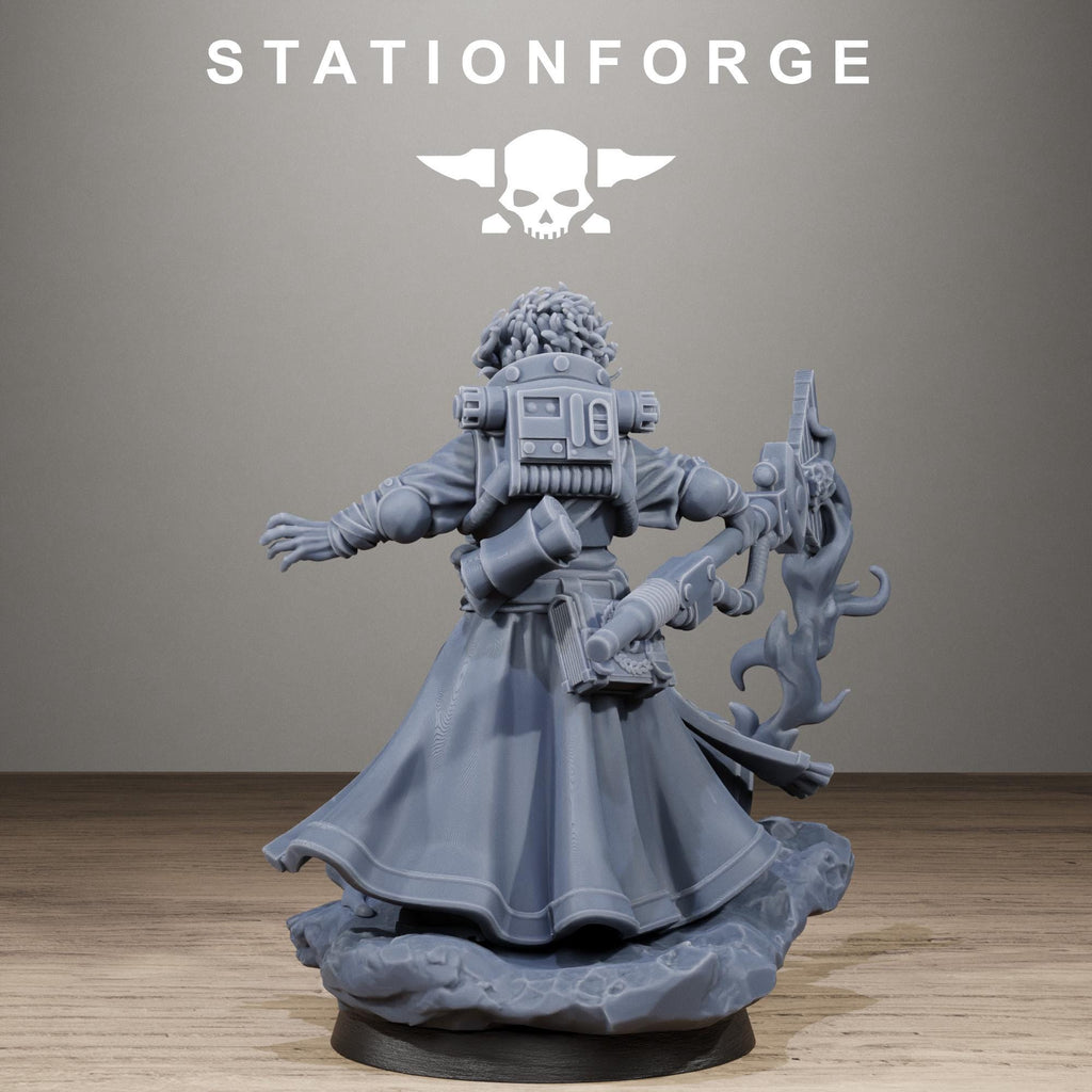 Grimcorp Seer - Sci-Fi Psychic Commander and Grimdark Mystic for Wargaming & RPGs - StationForge - Sigmarite Boutique