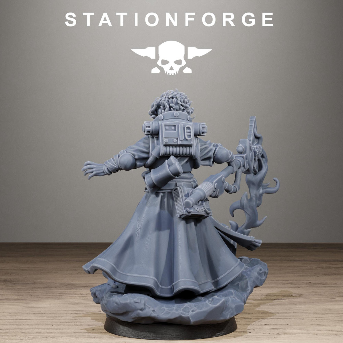 Grimcorp Seer - Sci-Fi Psychic Commander and Grimdark Mystic for Wargaming & RPGs - StationForge - Sigmarite Boutique