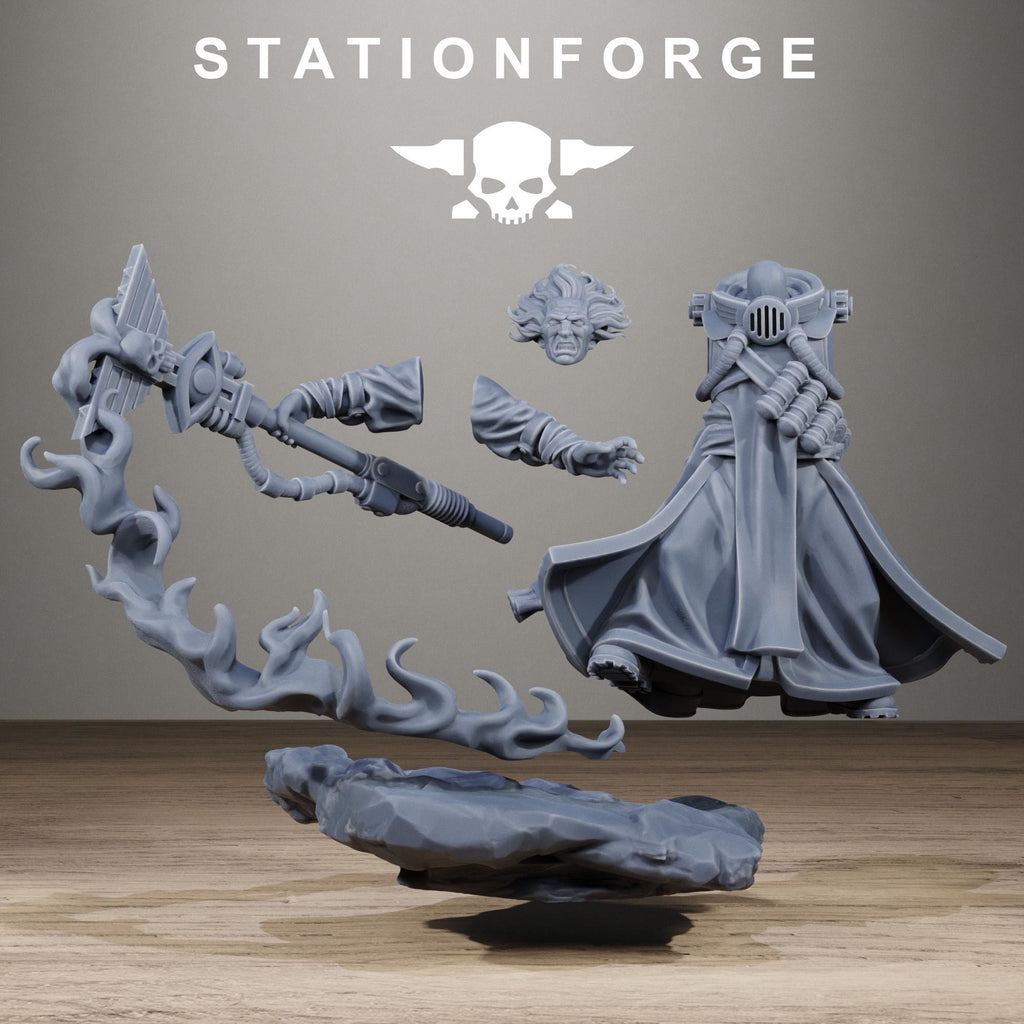 Grimcorp Seer - Sci-Fi Psychic Commander and Grimdark Mystic for Wargaming & RPGs - StationForge - Sigmarite Boutique