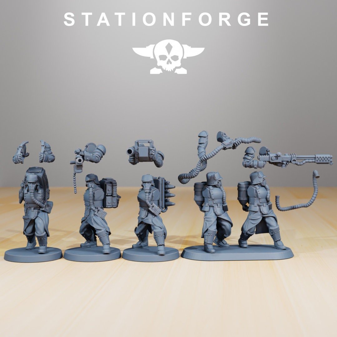 Grimguard Armoured Squad - StationForge - Sigmarite Boutique