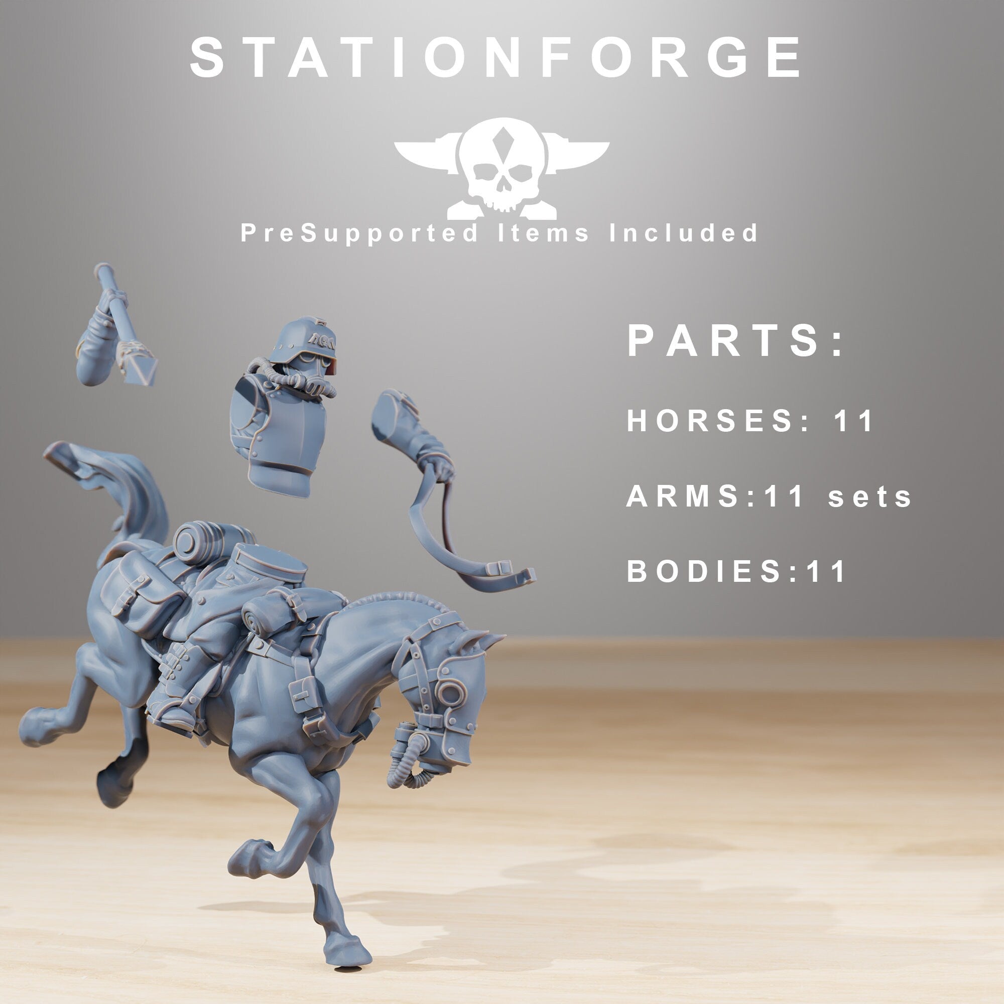 Grimguard Cavalry - StationForge - Sigmarite Boutique