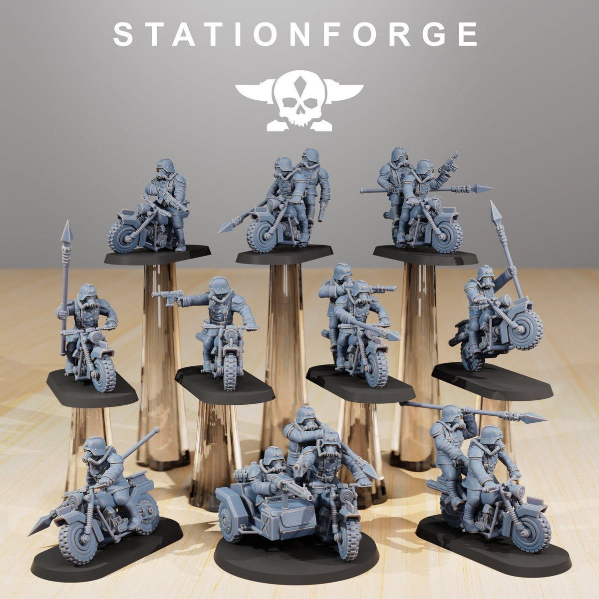 Grimguard Death Bikers - StationForge - Sigmarite Boutique