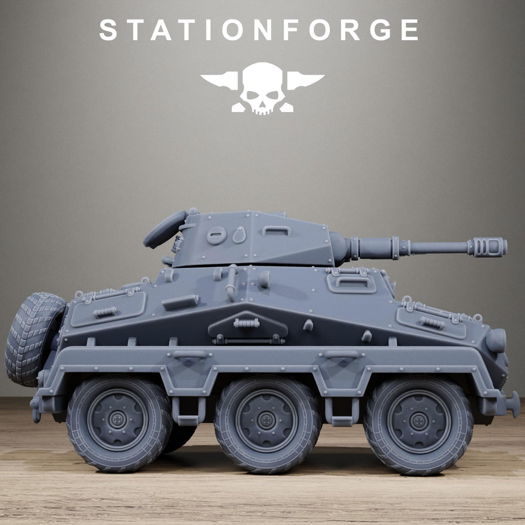 GrimGuard Iron Tank - Heavy Armored Vehicle Resin Miniature for SciFi Wargaming - Stationforge - Sigmarite Boutique