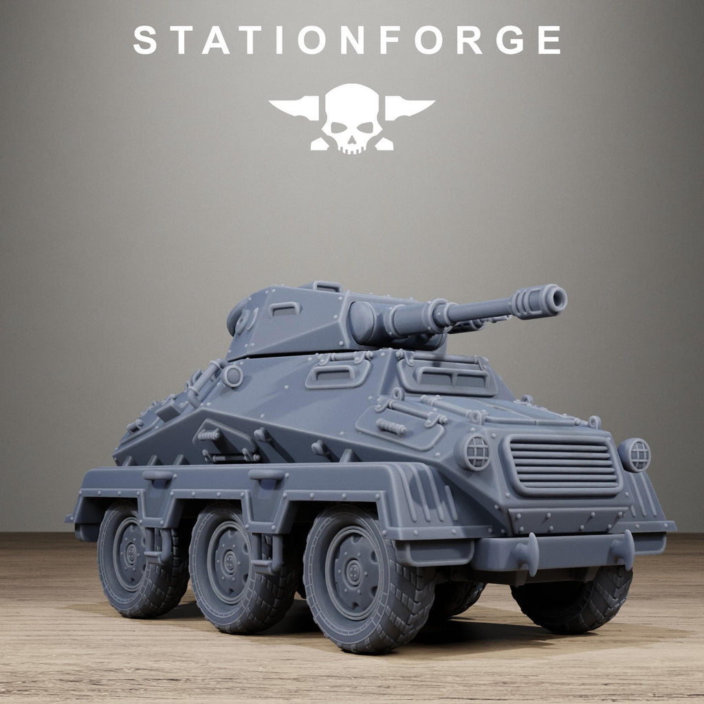 GrimGuard Iron Tank - Heavy Armored Vehicle Resin Miniature for SciFi Wargaming - Stationforge - Sigmarite Boutique