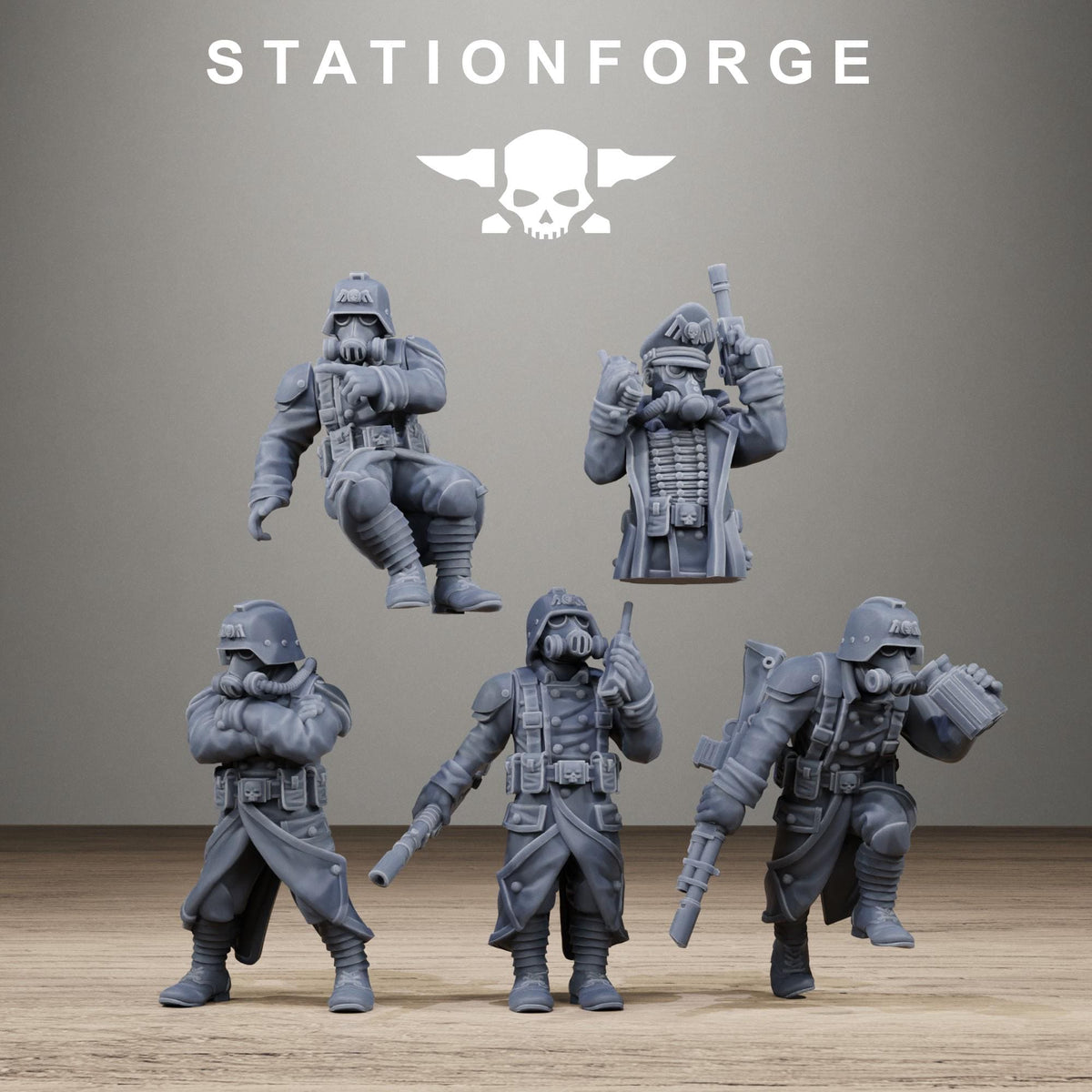 GrimGuard Iron Tank - Heavy Armored Vehicle Resin Miniature for SciFi Wargaming - Stationforge - Sigmarite Boutique
