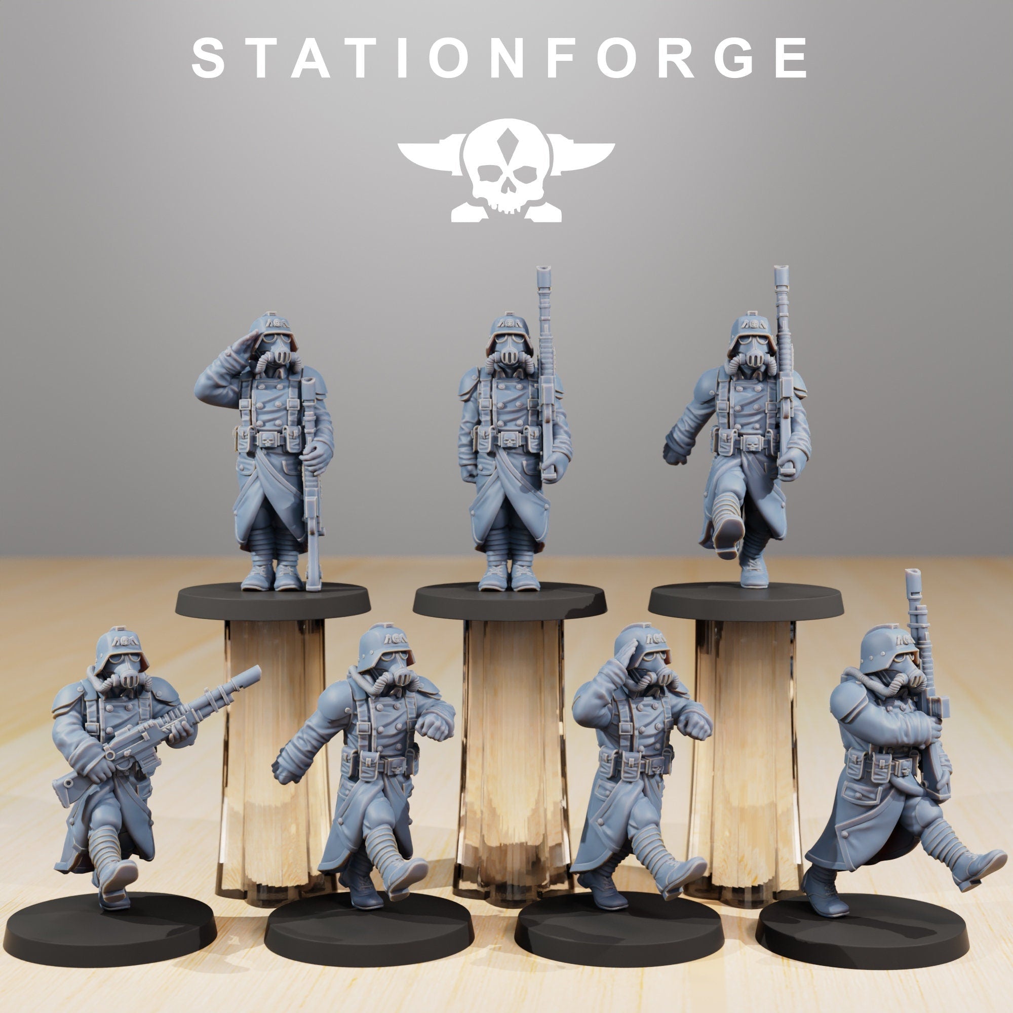 Grimguard Parade Poses - StationForge - Sigmarite Boutique