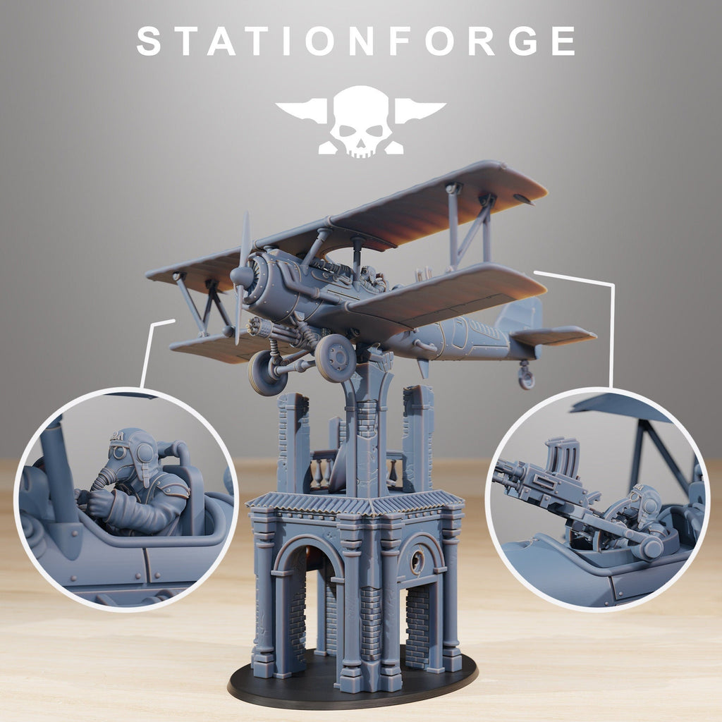Grimguard SF-14A Biplane - StationForge - Sigmarite Boutique