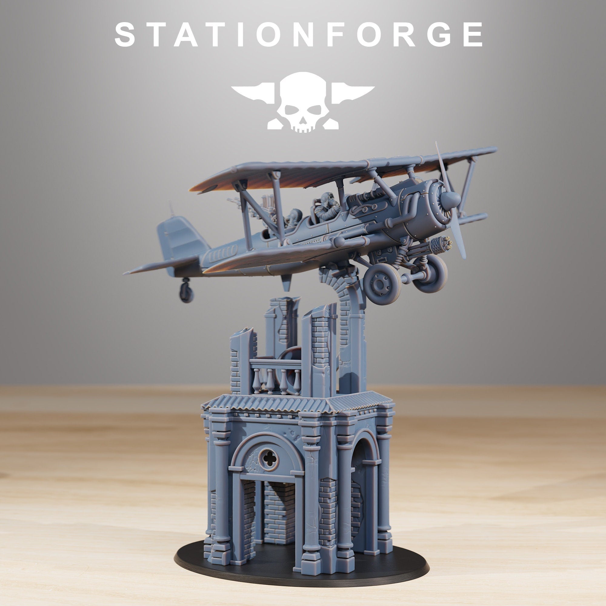 Grimguard SF-14A Biplane - StationForge - Sigmarite Boutique