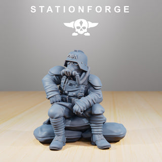 Grimguard Squad at Rest - StationForge - Sigmarite Boutique
