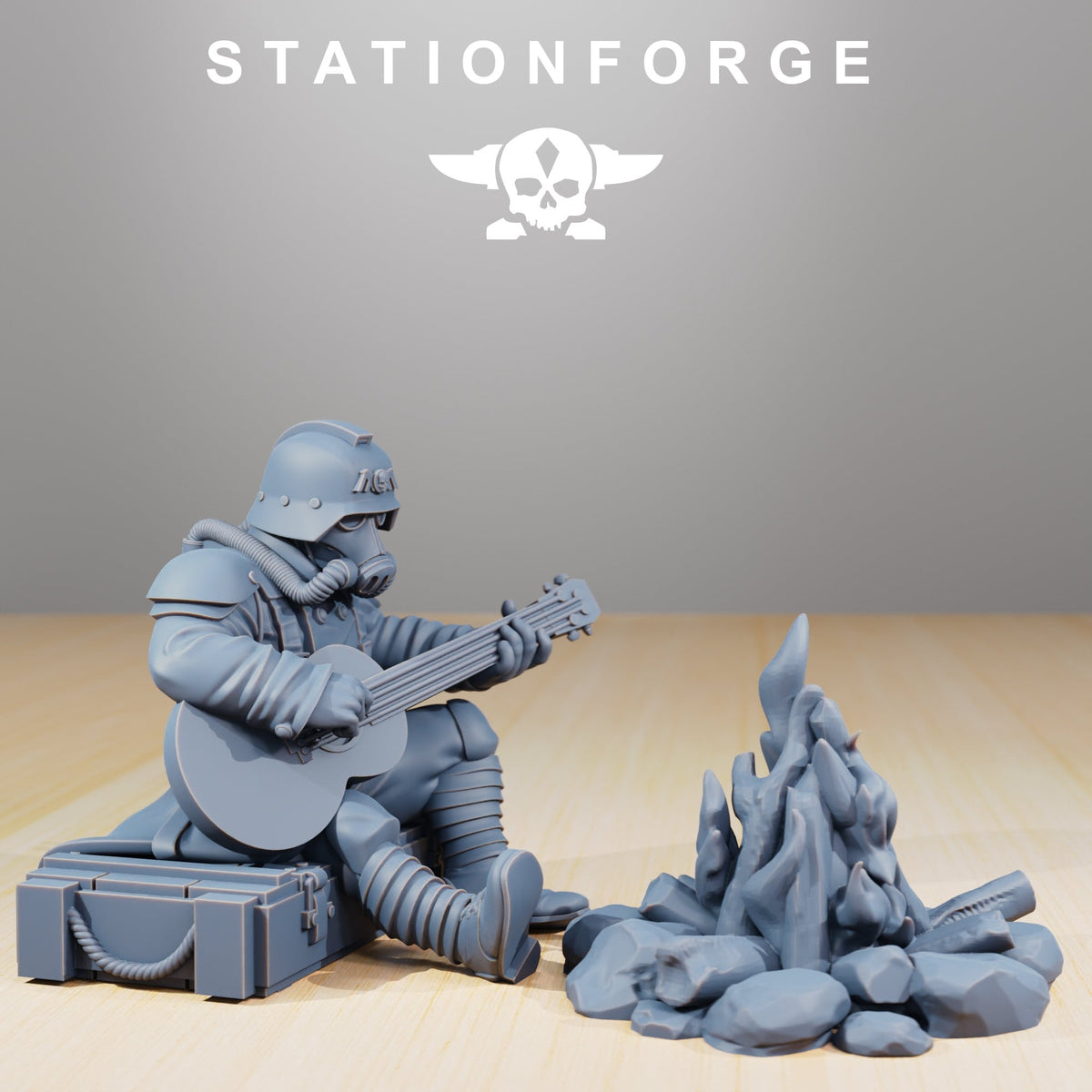 Grimguard Squad at Rest - StationForge - Sigmarite Boutique