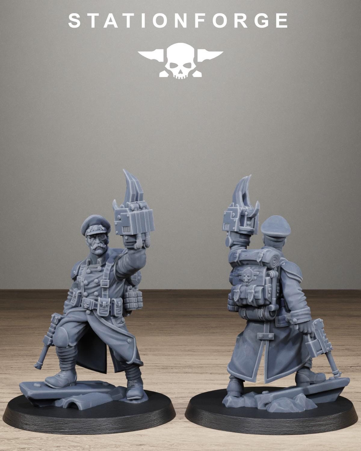 Grimguard Trench Raiders - Resin Sci-Fi Infantry Squad for Sci Fi Wargaming, RPGs & Tabletop Gaming - StationForge - Sigmarite Boutique