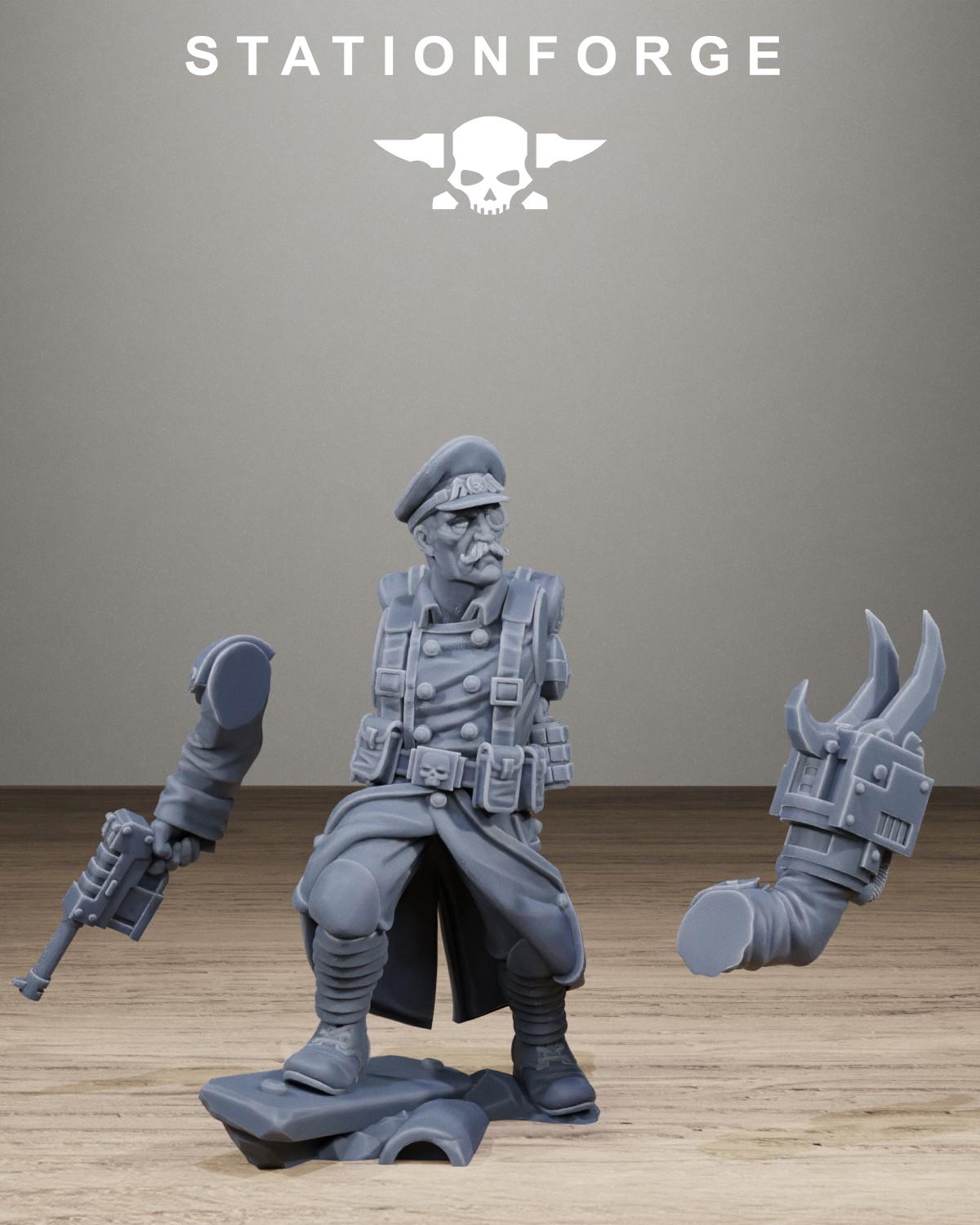 Grimguard Trench Raiders - Resin Sci-Fi Infantry Squad for Sci Fi Wargaming, RPGs & Tabletop Gaming - StationForge - Sigmarite Boutique