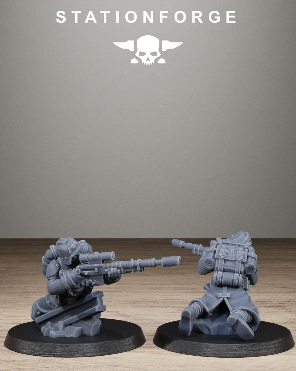 Grimguard Trench Raiders - Resin Sci-Fi Infantry Squad for Sci Fi Wargaming, RPGs & Tabletop Gaming - StationForge - Sigmarite Boutique