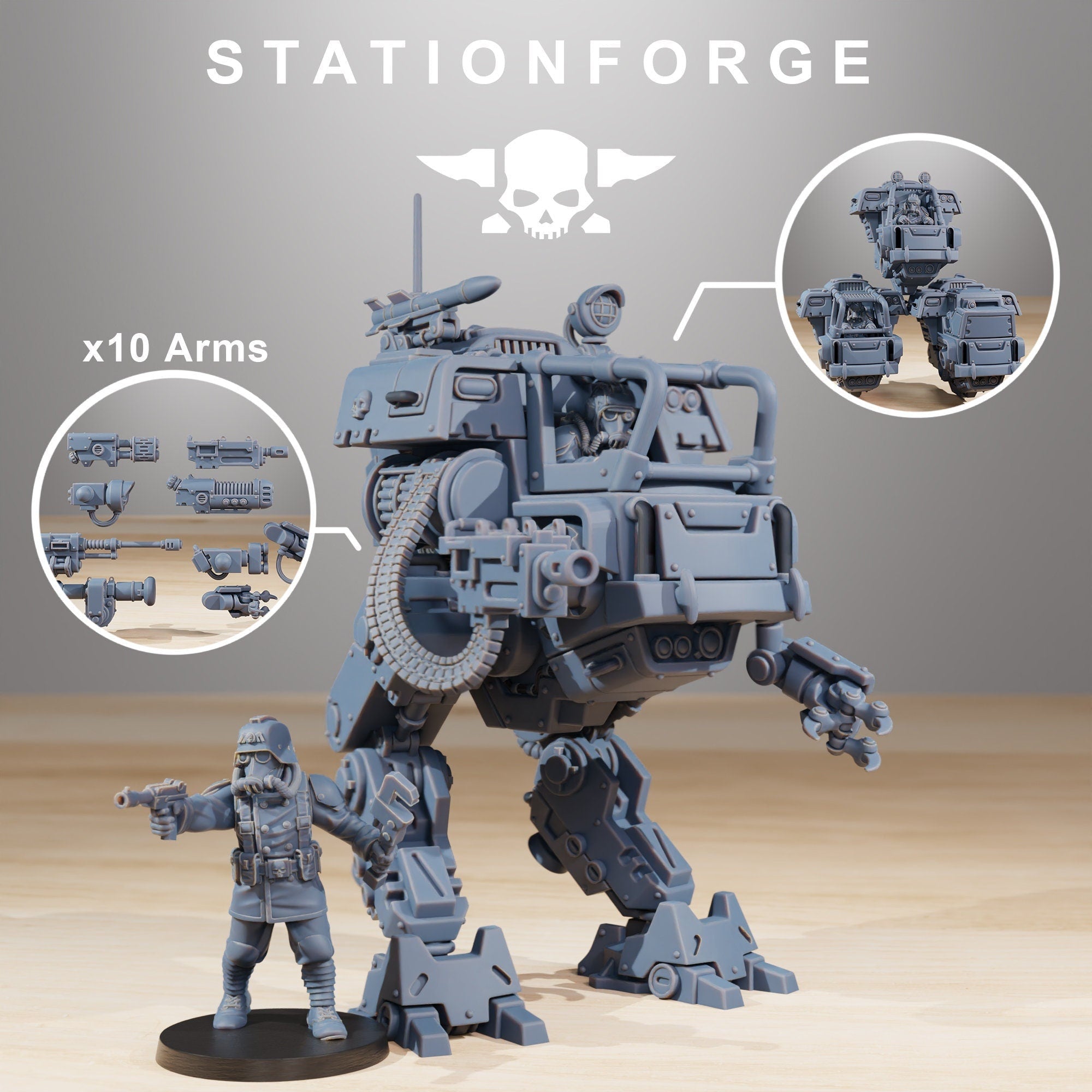 Grimguard Walker Mk1 - StationForge - Sigmarite Boutique