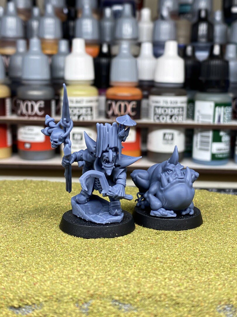 Grubnax and Croakulus - Goblin Tribes - Highlands Miniatures - Sigmarite Boutique