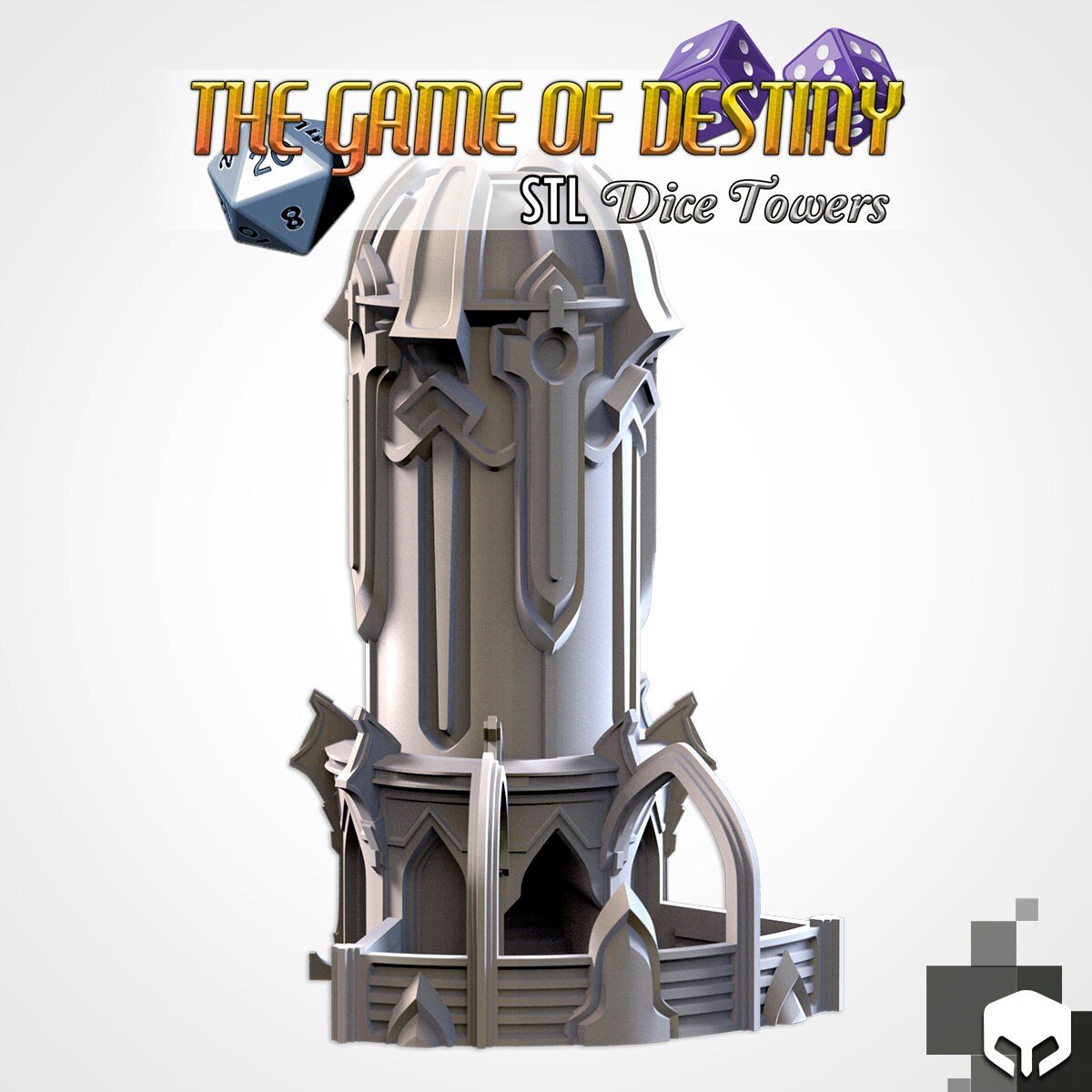 Guardian Tower - Dice Tower - Txarli Factory - Sigmarite Boutique