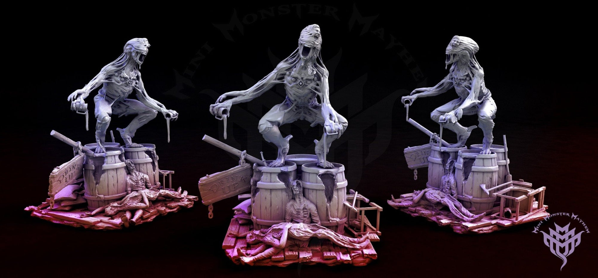 Half-Elf Bartender - The Light Corrupted - Mini Monster Mayhem - Sigmarite Boutique
