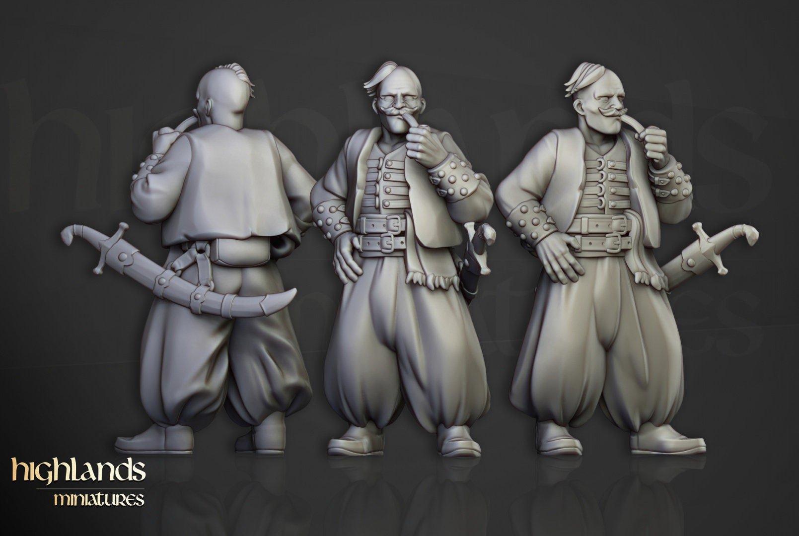 Harbour Cossacks - Highlands Miniatures - Sigmarite Boutique
