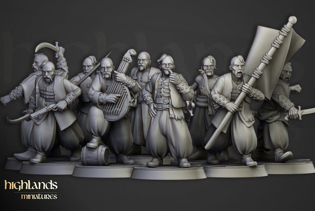 Harbour Cossacks - Highlands Miniatures - Sigmarite Boutique