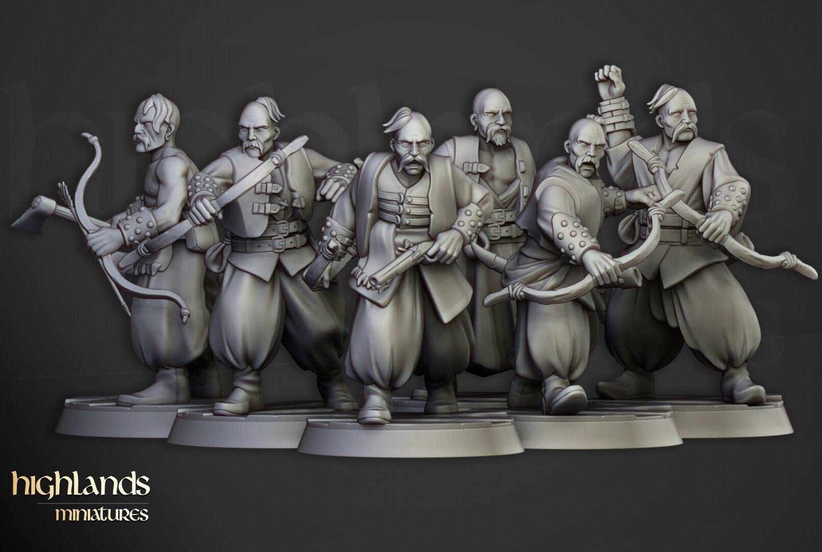 Harbour Cossacks - Highlands Miniatures - Sigmarite Boutique